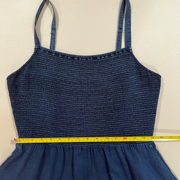 Old Navy Blue Sundress Sleeveless Spaghetti Strap - Picture 4 of 8